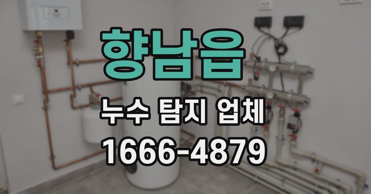 향남읍 누수 탐지 업체