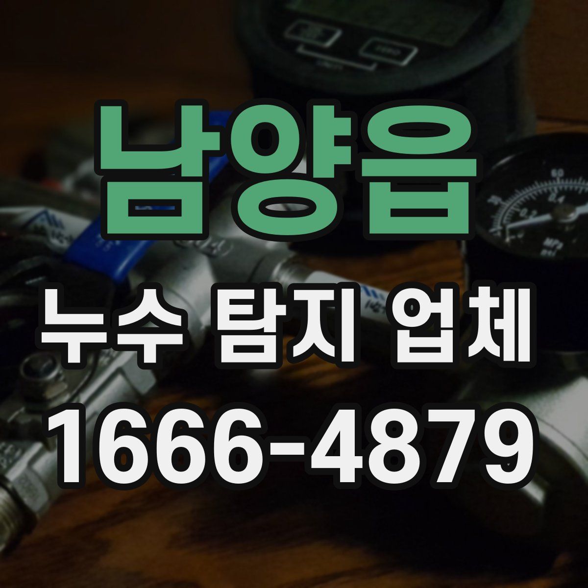 남양읍 누수 탐지 업체