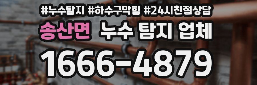 송산면 누수 탐지 업체