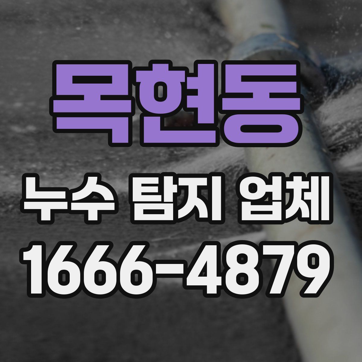 목현동 누수 탐지 업체