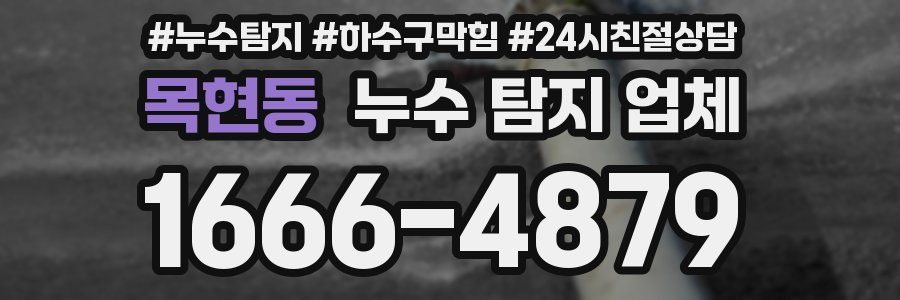 목현동 누수 탐지 업체