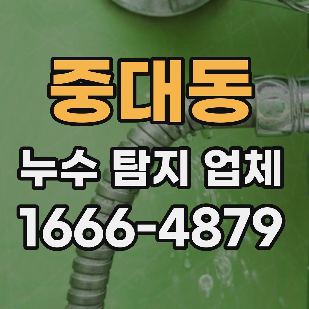 중대동 누수 탐지 업체