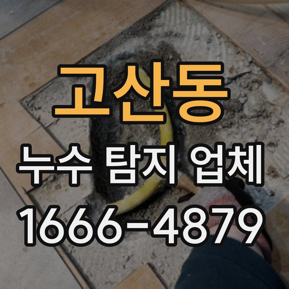고산동 누수 탐지 업체