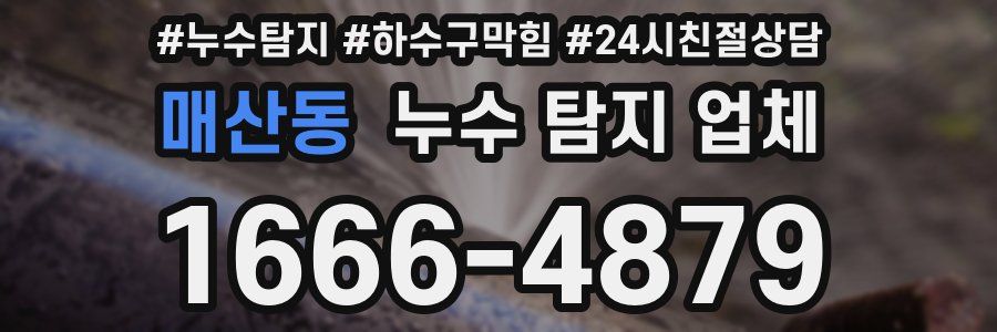 매산동 누수 탐지 업체