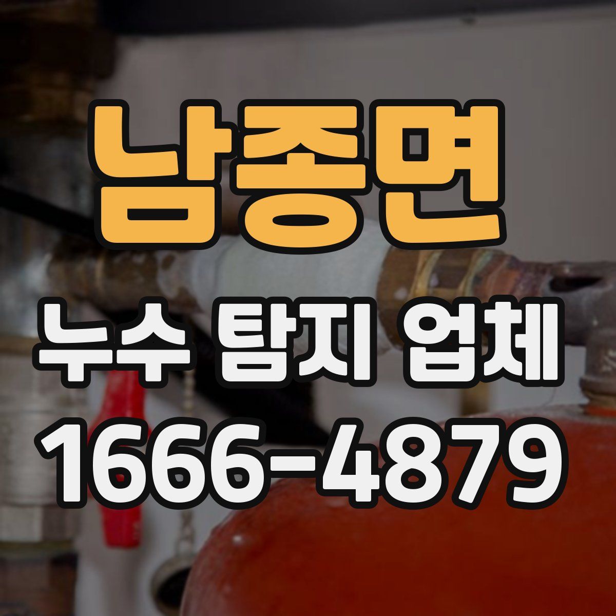 남종면 누수 탐지 업체