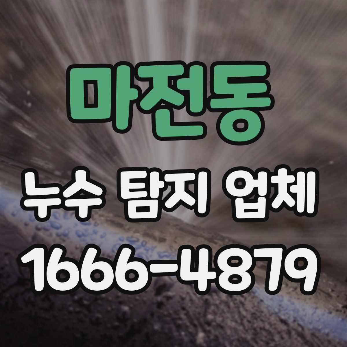 마전동 누수 탐지 업체