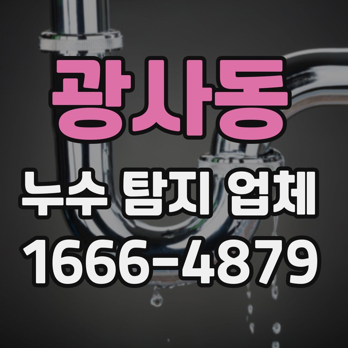 광사동 누수 탐지 업체