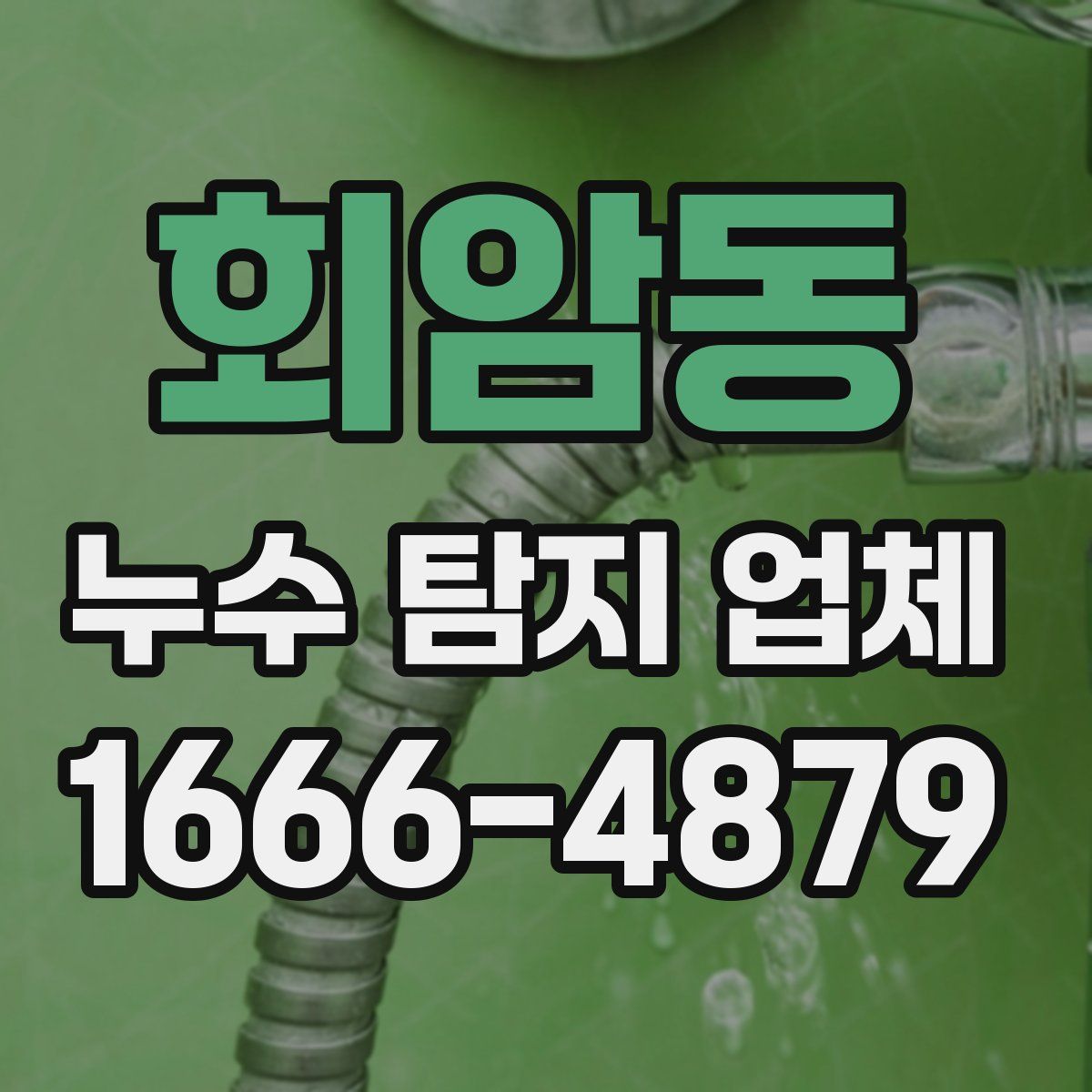 회암동 누수 탐지 업체