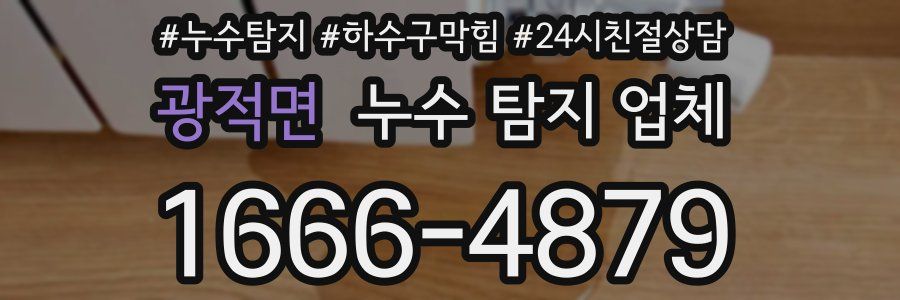광적면 누수 탐지 업체