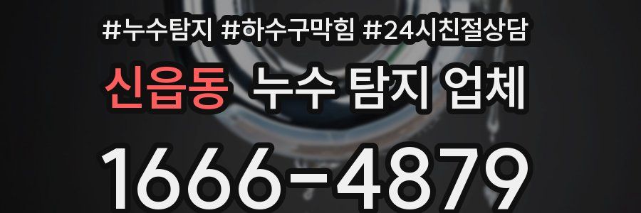 신읍동 누수 탐지 업체