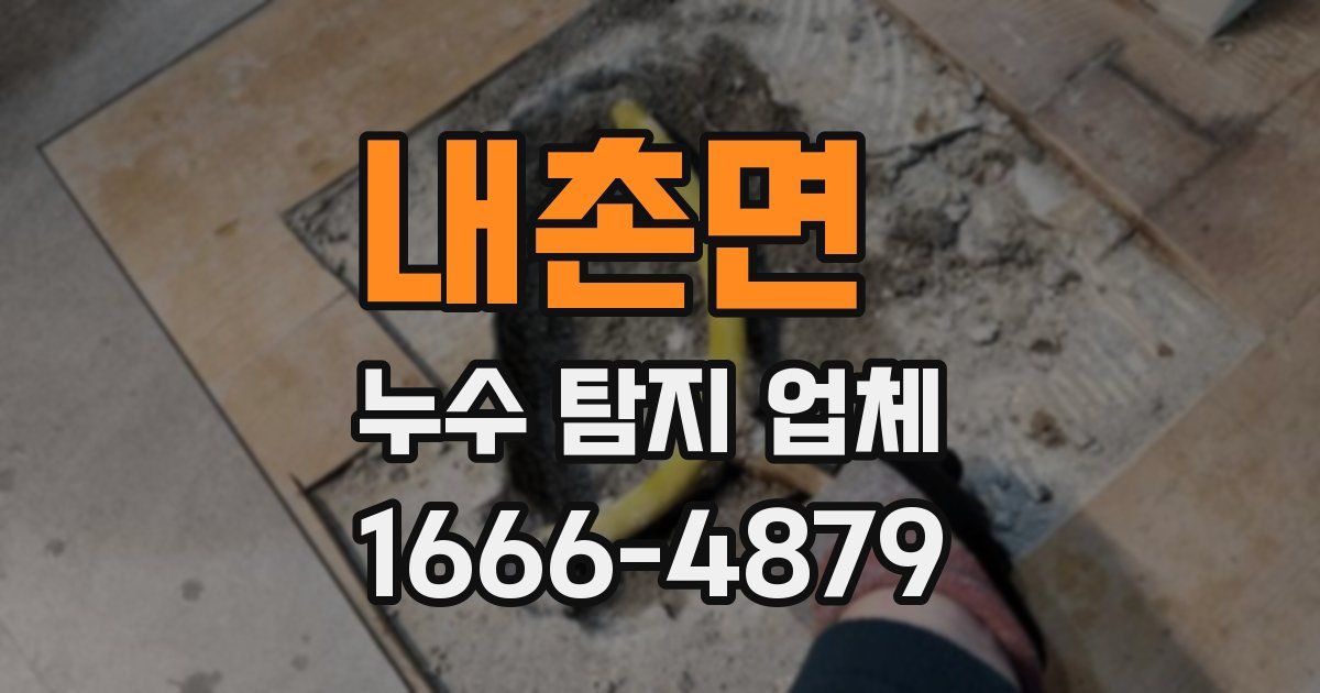 내촌면 누수 탐지 업체