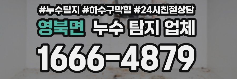 영북면 누수 탐지 업체
