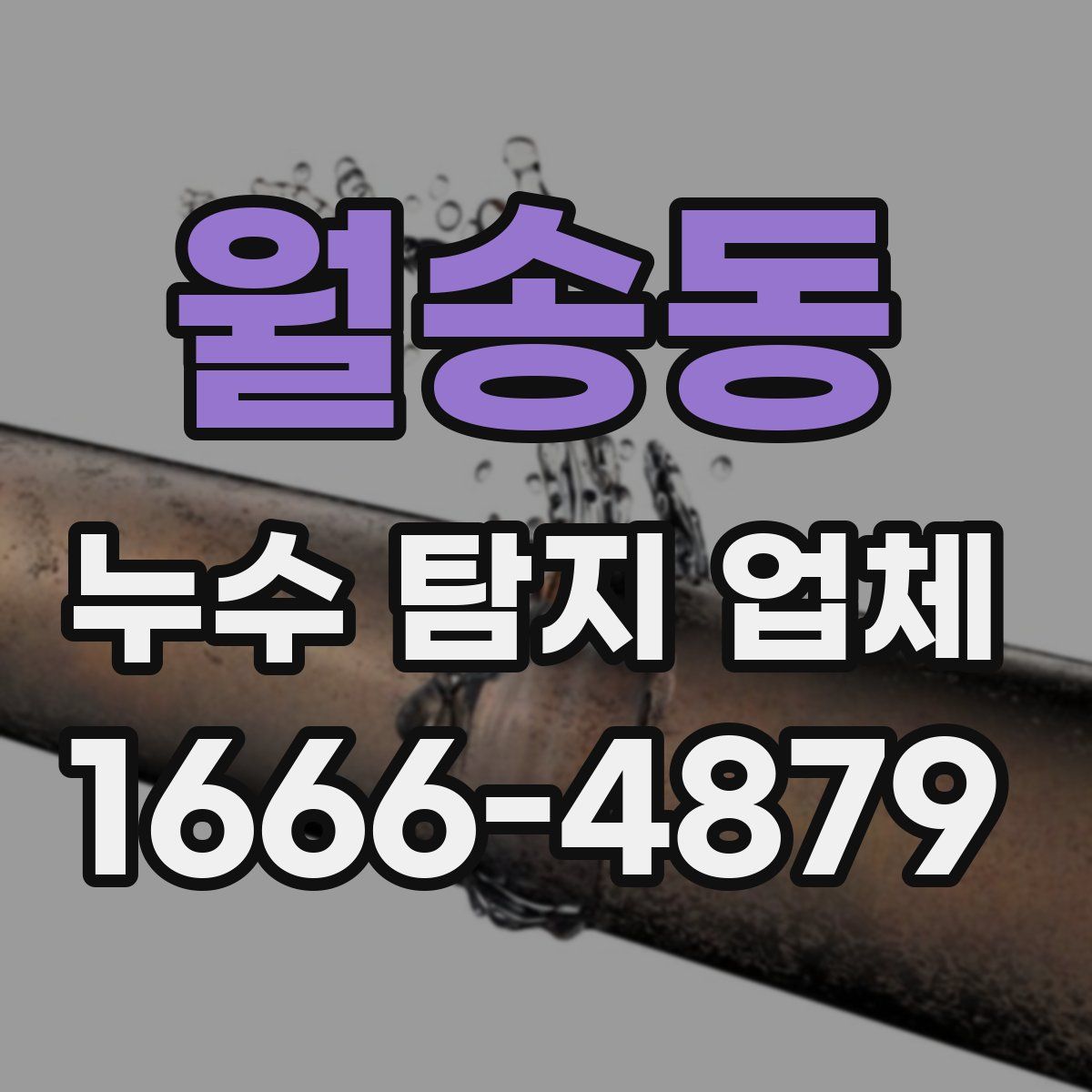 월송동 누수 탐지 업체