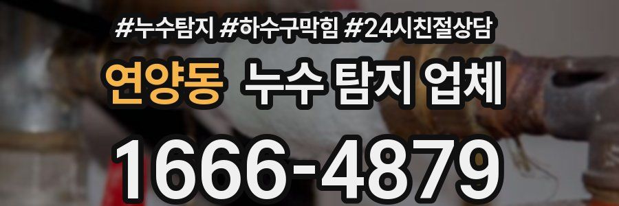 연양동 누수 탐지 업체