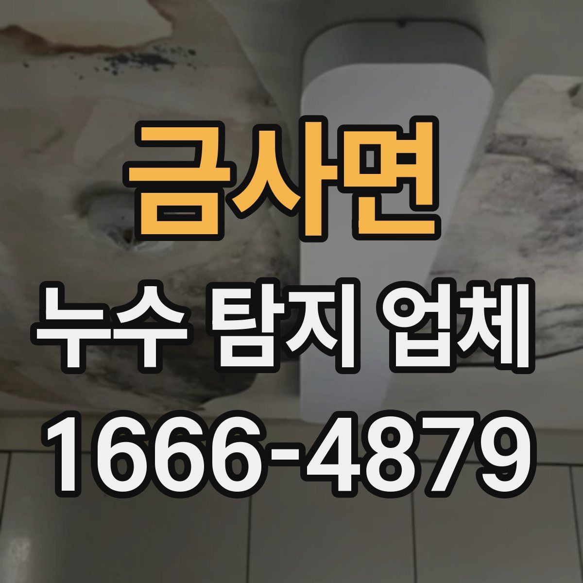 금사면 누수 탐지 업체