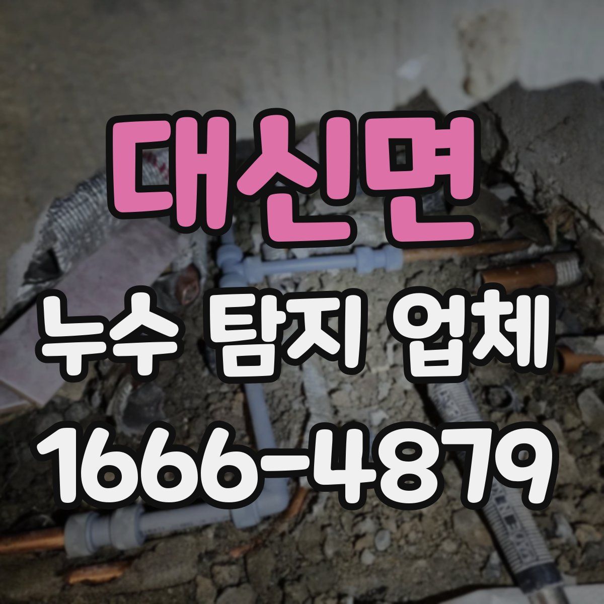 대신면 누수 탐지 업체