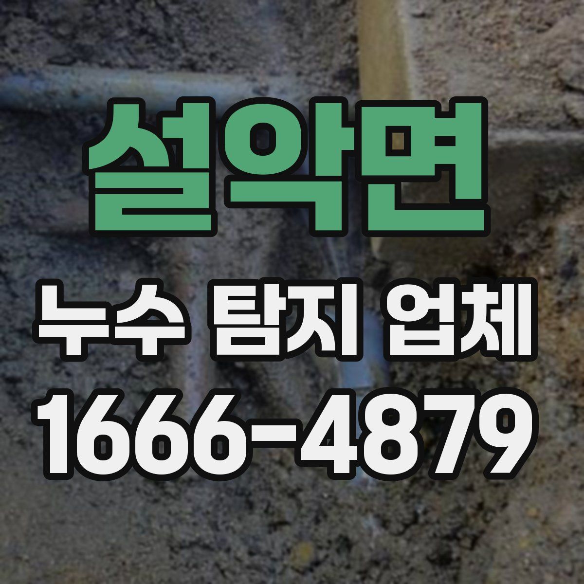 설악면 누수 탐지 업체