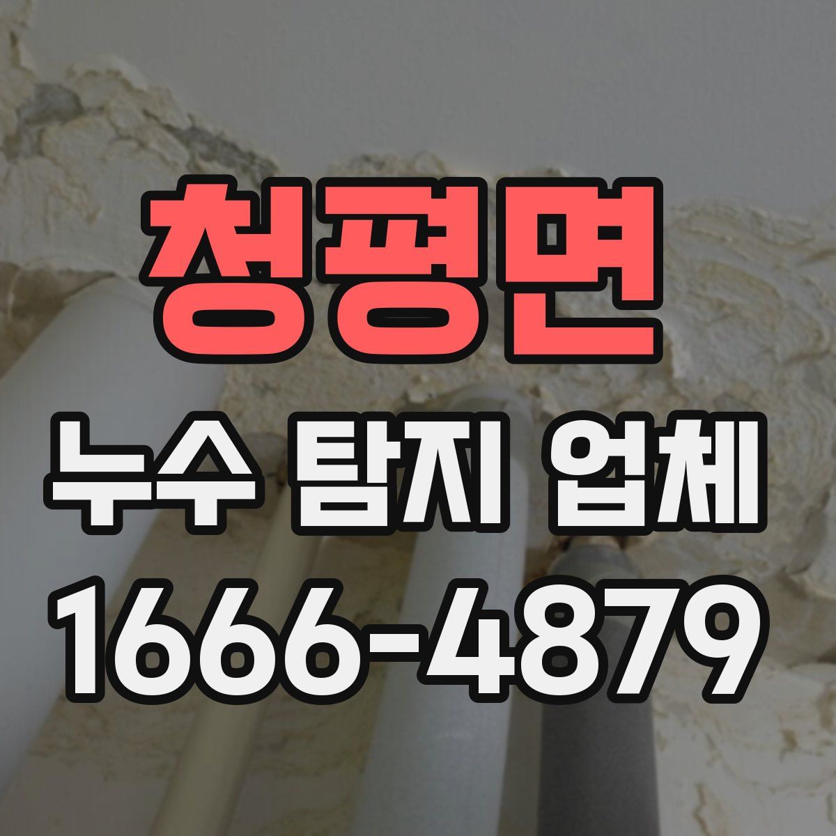 청평면 누수 탐지 업체