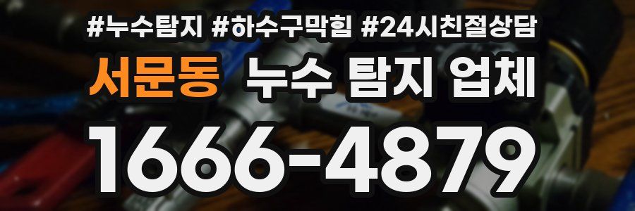 서문동 누수 탐지 업체