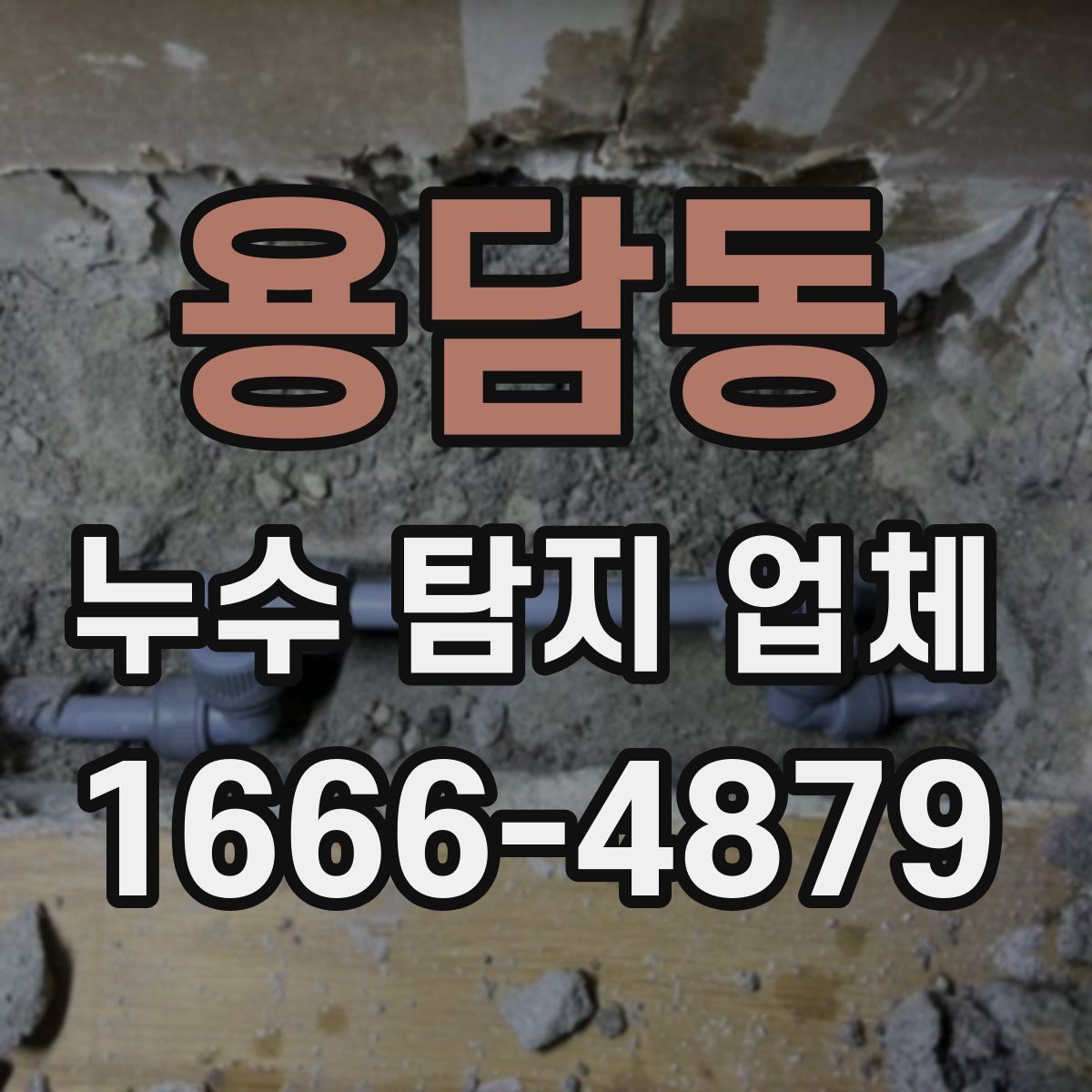 용담동 누수 탐지 업체