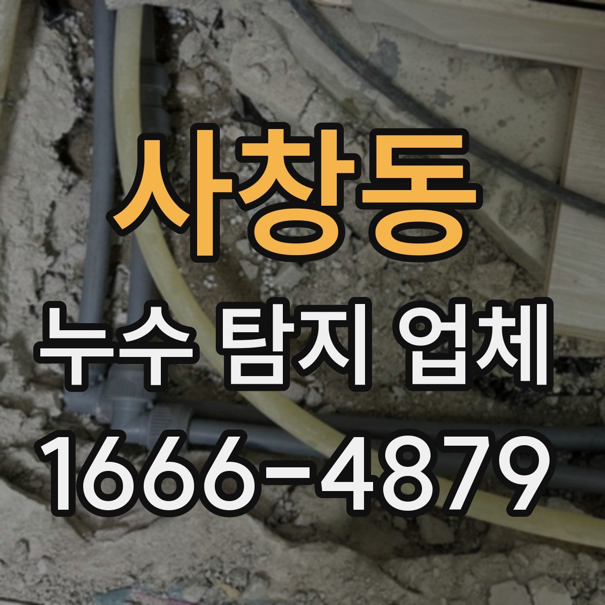 사창동 누수 탐지 업체