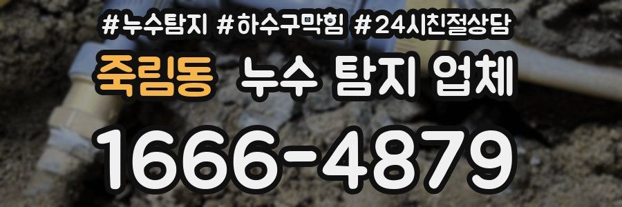 죽림동 누수 탐지 업체