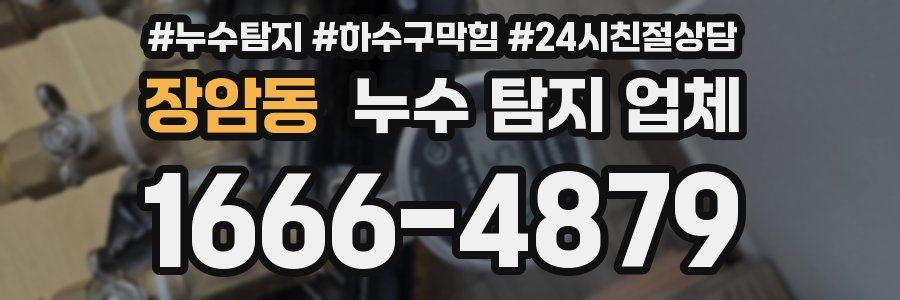 장암동 누수 탐지 업체