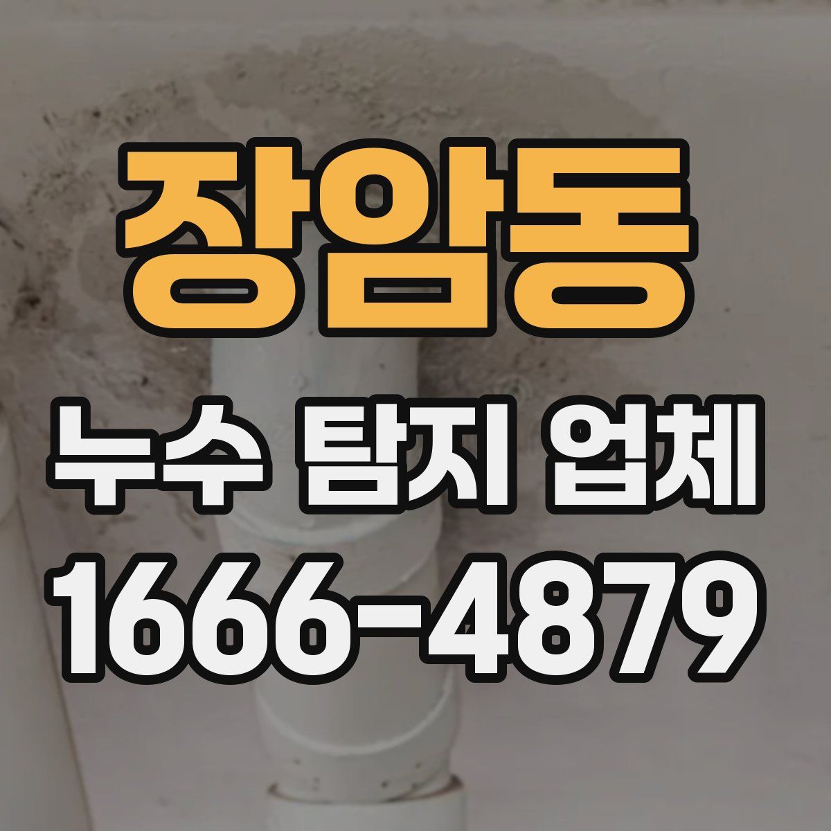 장암동 누수 탐지 업체