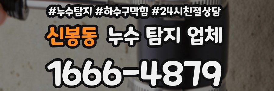 신봉동 누수 탐지 업체