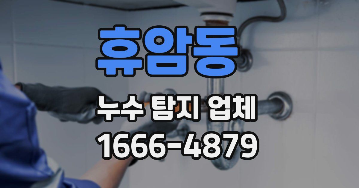 휴암동 누수 탐지 업체