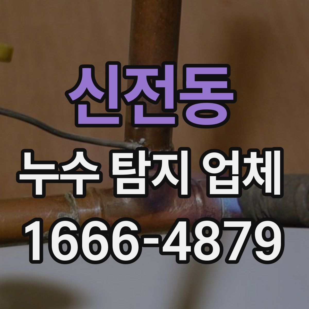 신전동 누수 탐지 업체