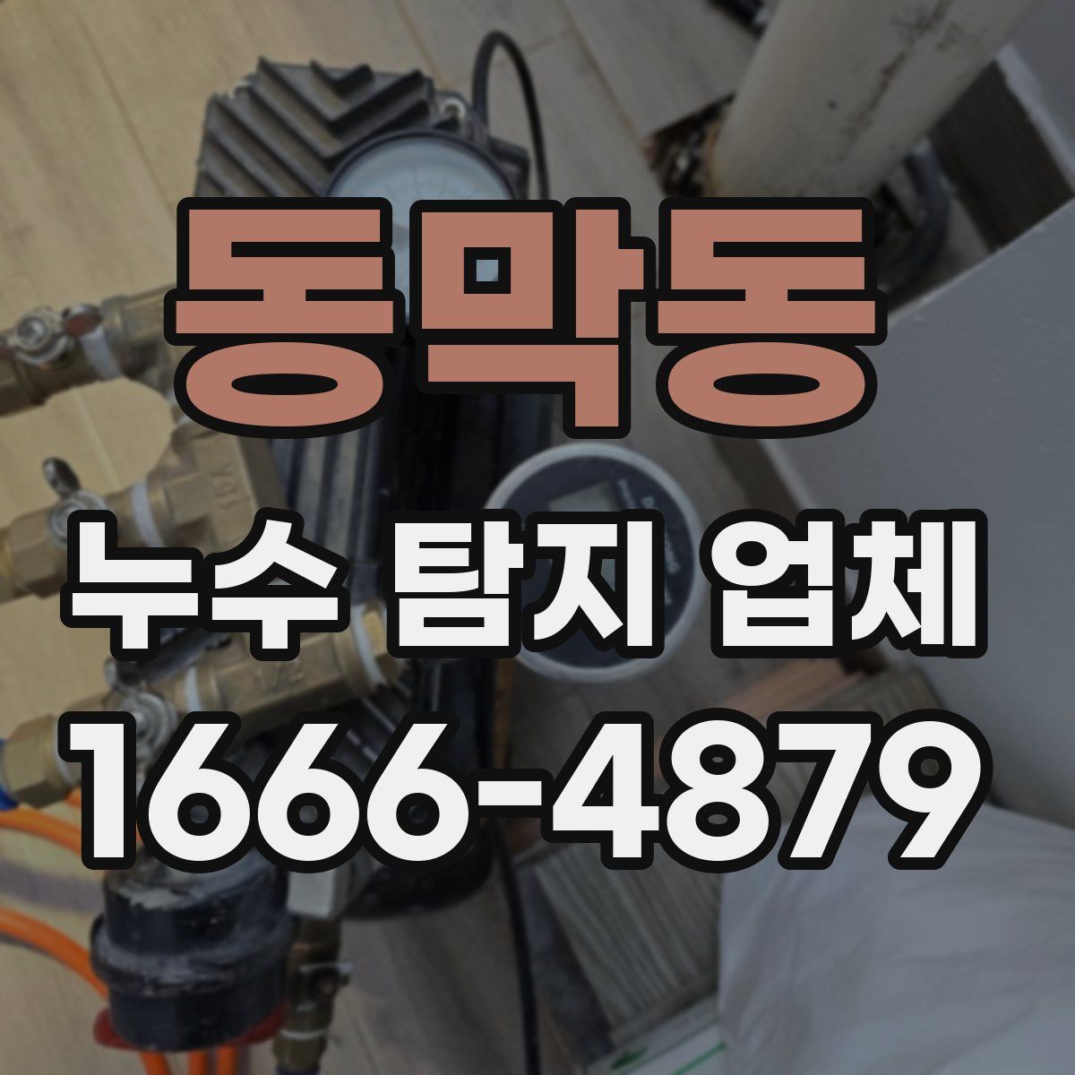 동막동 누수 탐지 업체