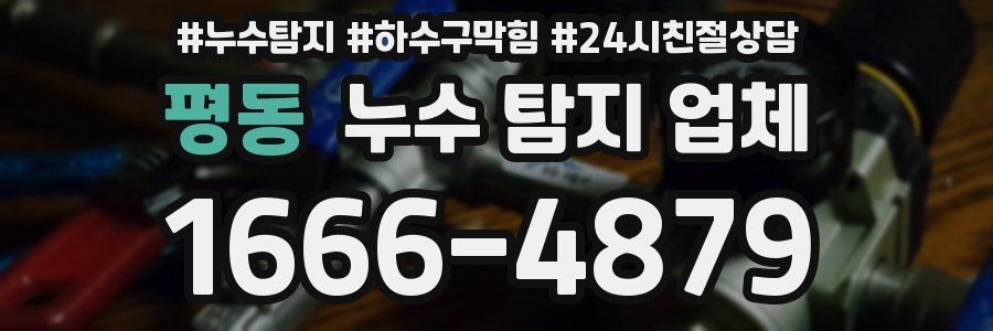 평동 누수 탐지 업체