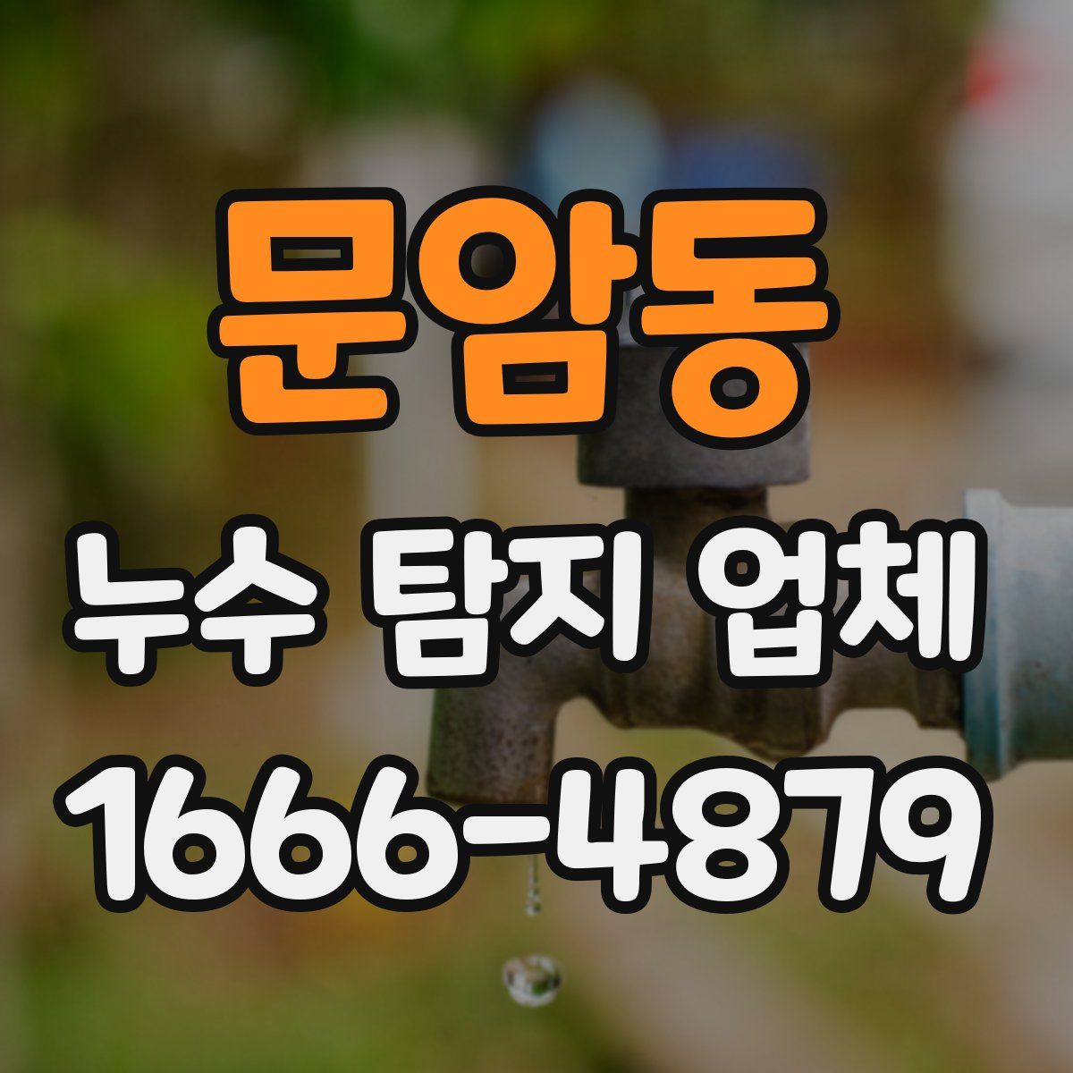 문암동 누수 탐지 업체
