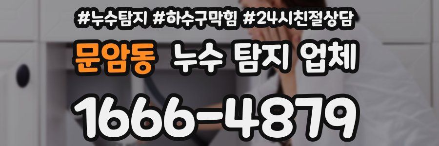 문암동 누수 탐지 업체