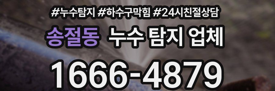송절동 누수 탐지 업체