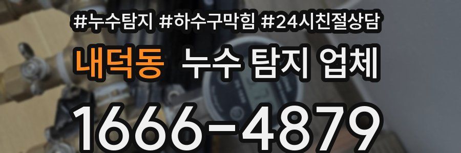 내덕동 누수 탐지 업체