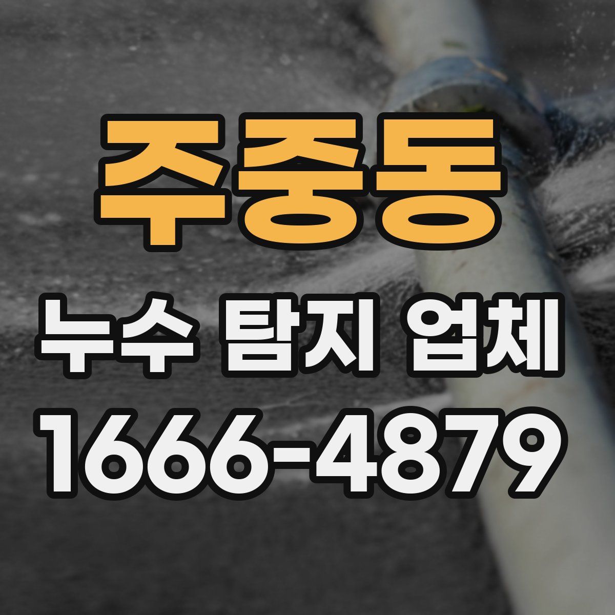 주중동 누수 탐지 업체