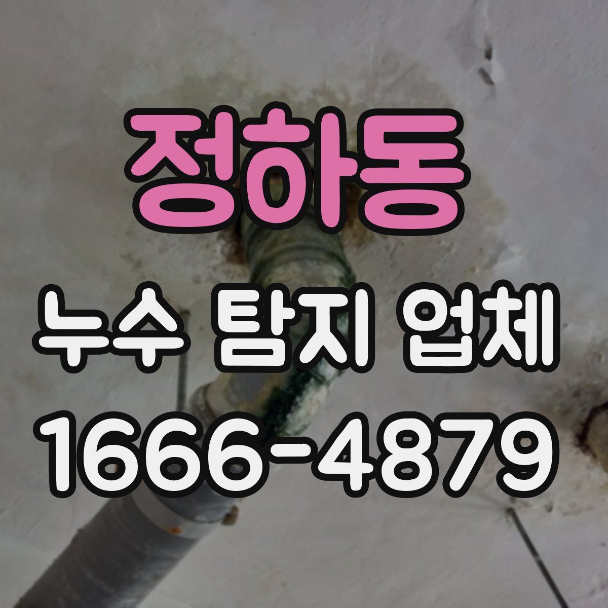 정하동 누수 탐지 업체