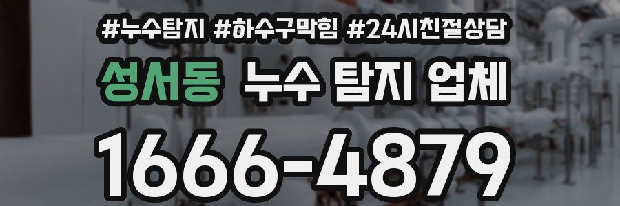 성서동 누수 탐지 업체
