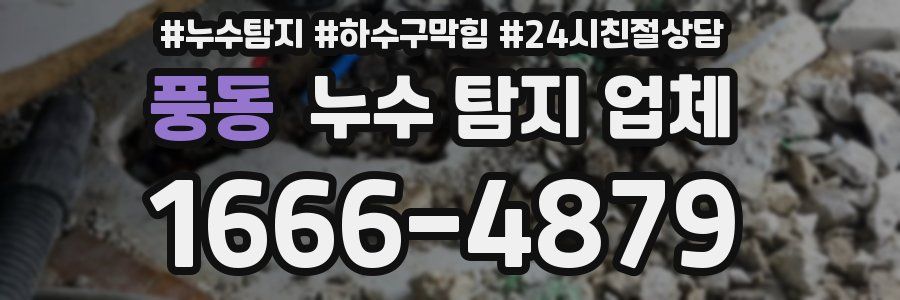 풍동 누수 탐지 업체