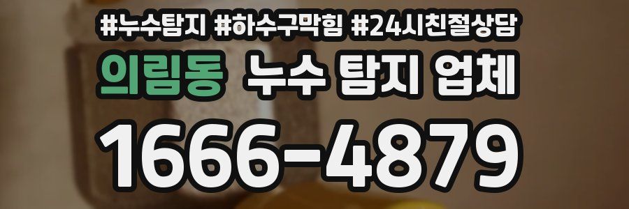 의림동 누수 탐지 업체