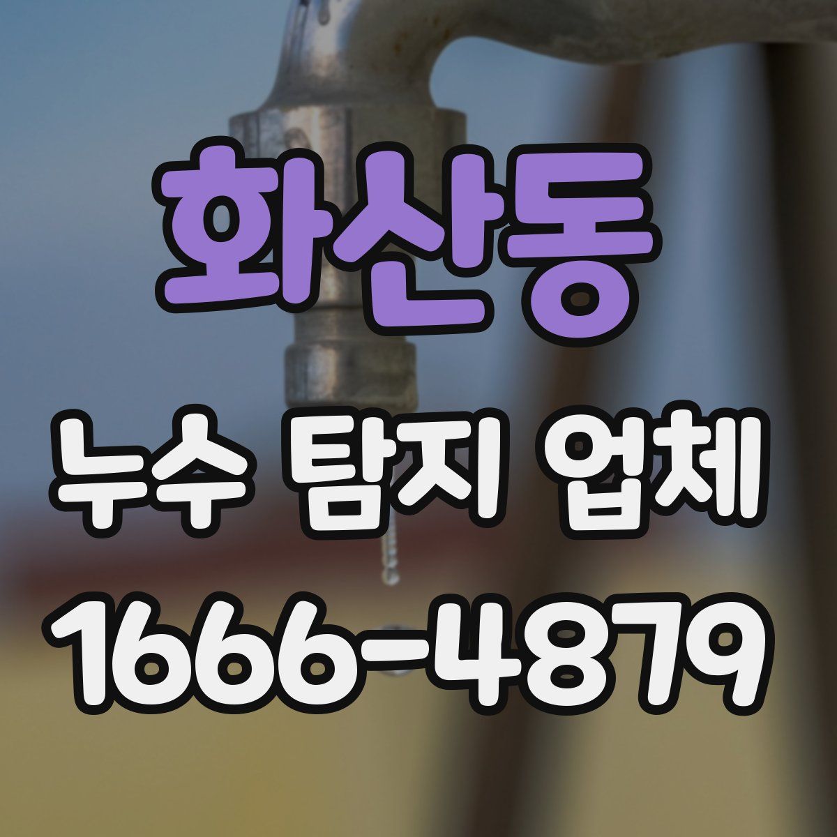 화산동 누수 탐지 업체