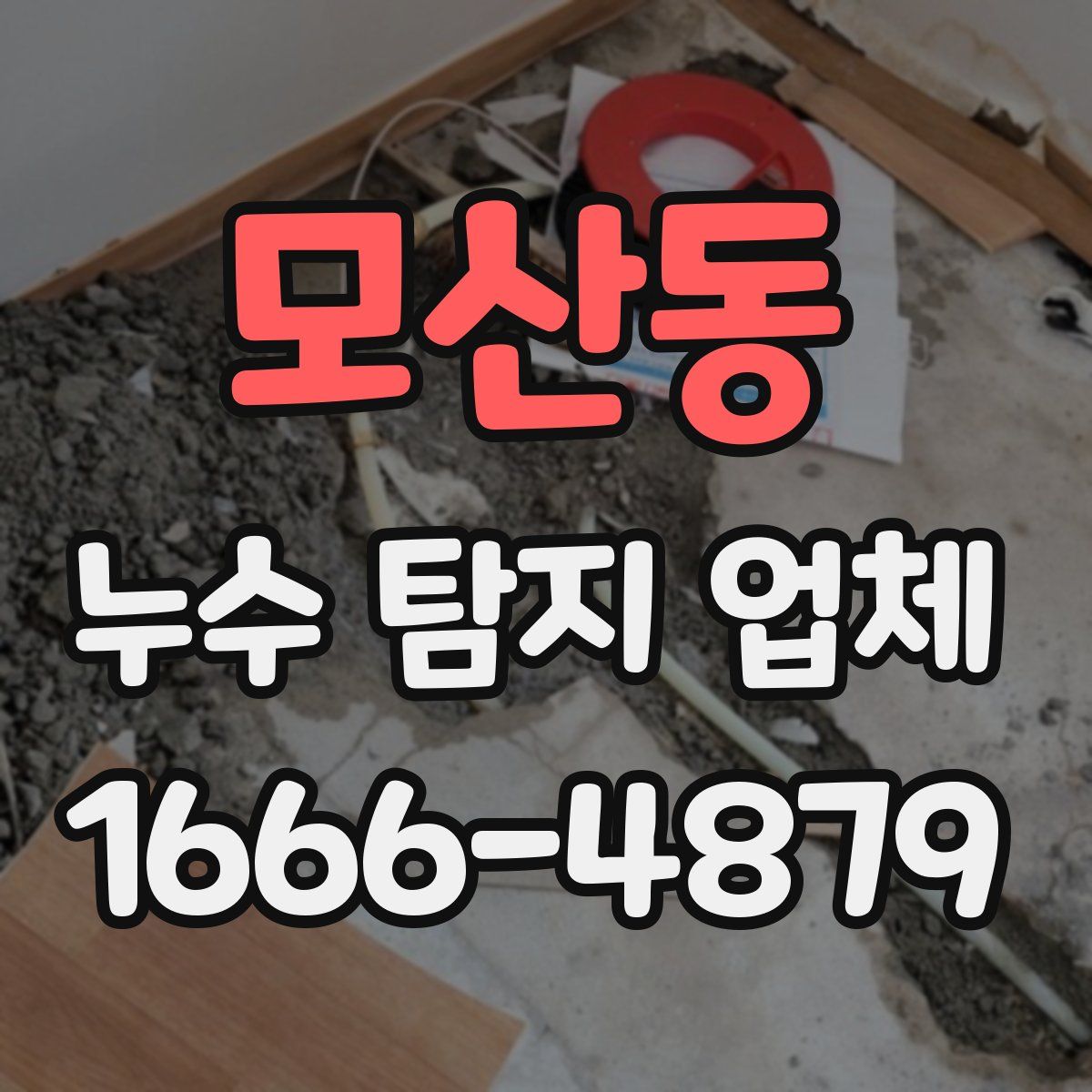 모산동 누수 탐지 업체