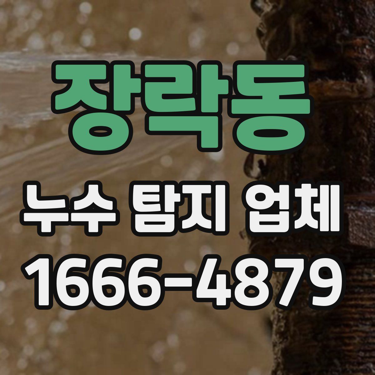 장락동 누수 탐지 업체
