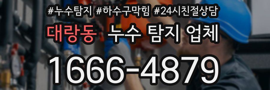 대랑동 누수 탐지 업체
