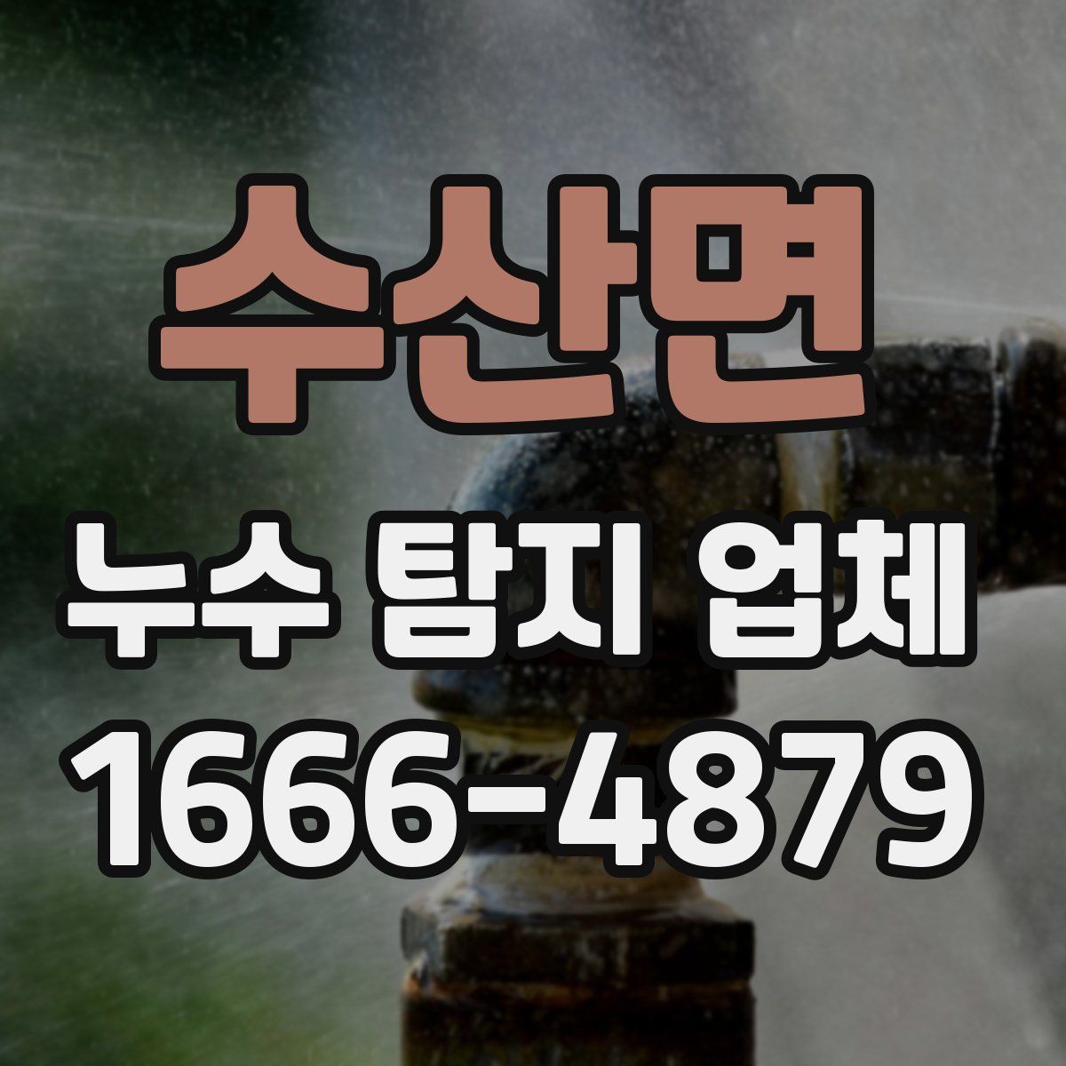 수산면 누수 탐지 업체