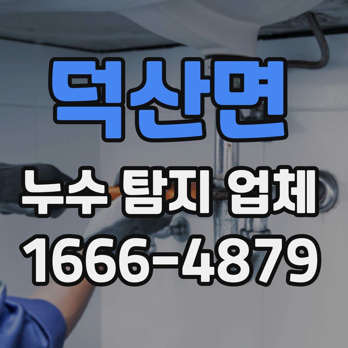 덕산면 누수 탐지 업체