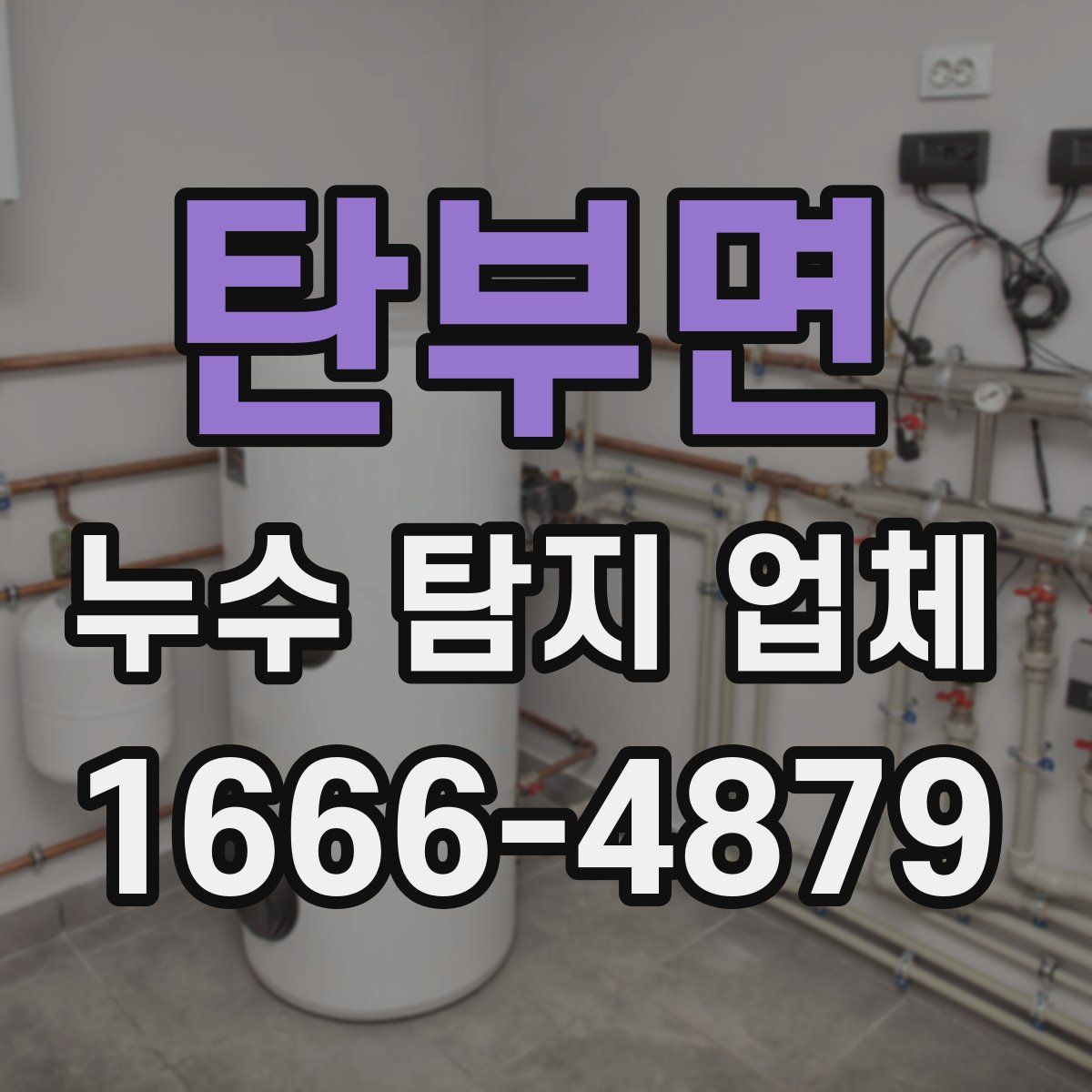 탄부면 누수 탐지 업체