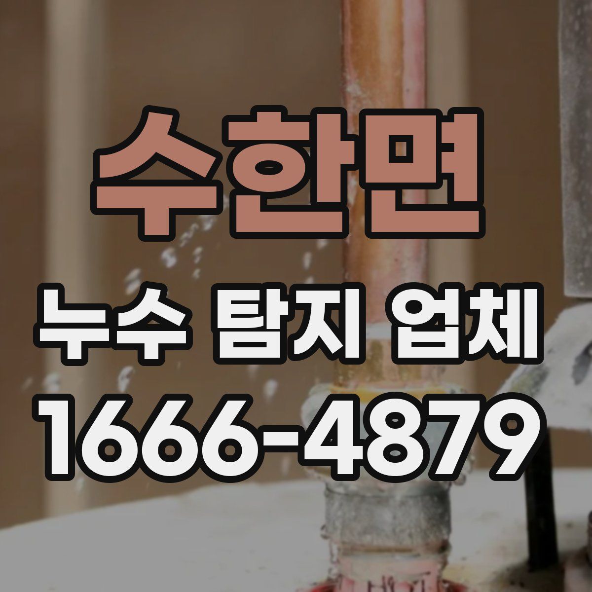 수한면 누수 탐지 업체